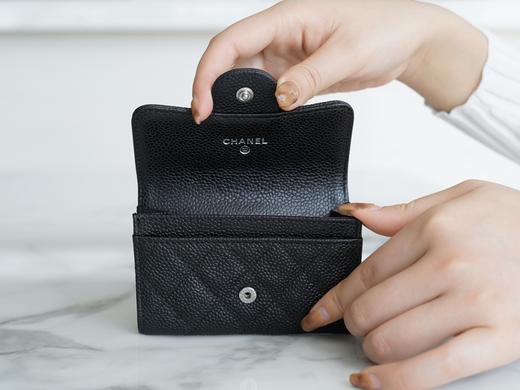 香奶奶   经典卡包 黑银 商品图5