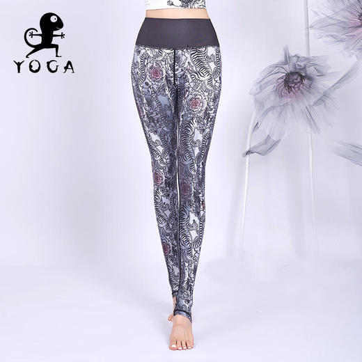 【现货秒发】壁虎瑜伽《寅虎迎春》限量款印花瑜伽12分裤【可定制】（标准码） 商品图2