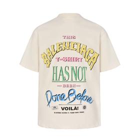 BLCG 24ss 比恩发泡印花短袖（灰白）