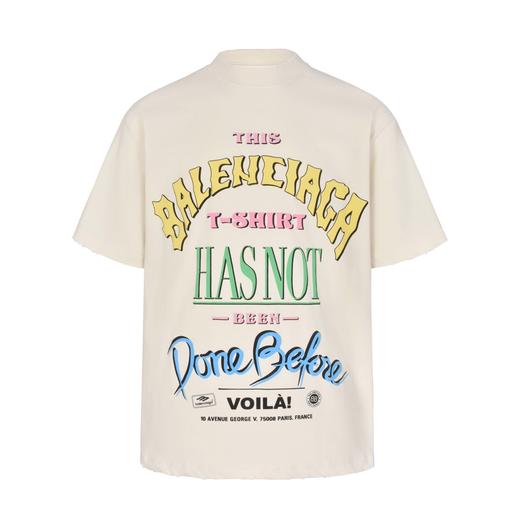 BLCG 24ss 比恩发泡印花短袖（灰白） 商品图0