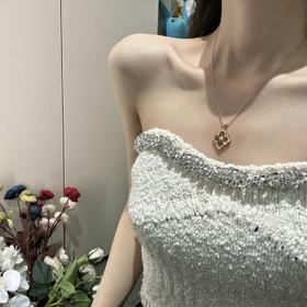 布契**提歌剧院 Buccellati镂空 Opera歌剧 KD004#拉丝四叶草镂空项链