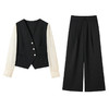2024年秋季新款修身显瘦今年流行时尚百搭短款两件套HANYUSHEQ3 商品缩略图4