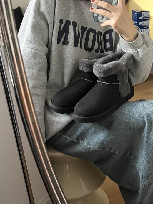 UGG.2022羊驼毛边小可爱雪地靴 商品图3