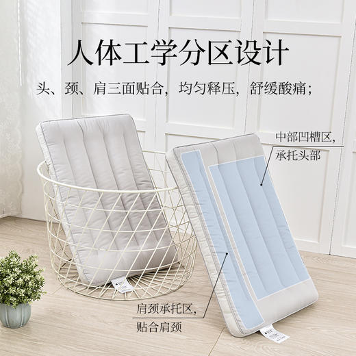 雅芳婷护颈枕低枕薄矮枕软枕家用睡觉睡眠专用家用单个装枕头枕芯 商品图1