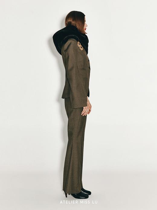 【苏里小姐】冬日温暖仿皮草造型围脖披肩 商品图1