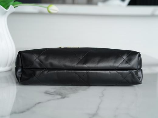 香奶奶 春夏新款  手袋 正品尾皮 黑金小号 22Bag垃圾袋 商品图6