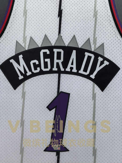 收藏系列 麦迪 猛龙队1号 球迷版 亲笔签名球衣 商品图2