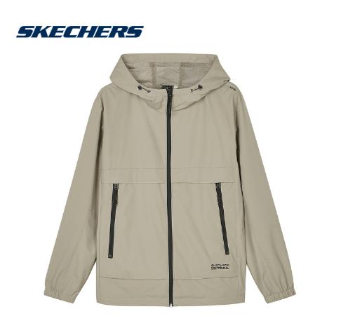 5折【自营】Skechers/斯凯奇  新款男士个性时尚梭织连帽外套 L324M004 商品图2