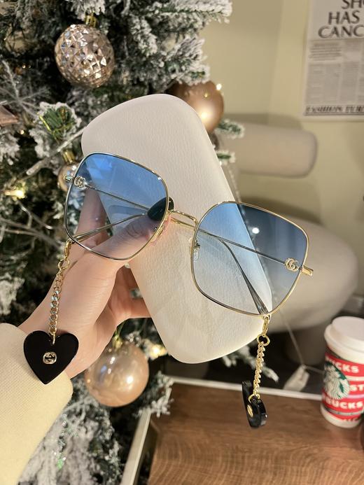 G家 墨镜太阳镜  GG1209小蜜蜂太阳眼镜 尺寸：56-16-145 方框太阳镜 完美品质，独特设计  适合各种脸型 商品图2