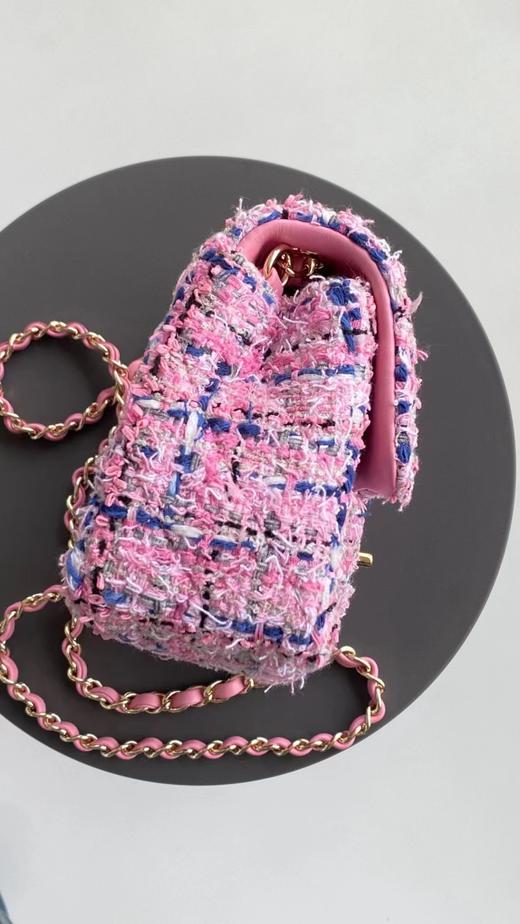 香奶奶  粉藍wteed毛呢 mini cf 商品图3