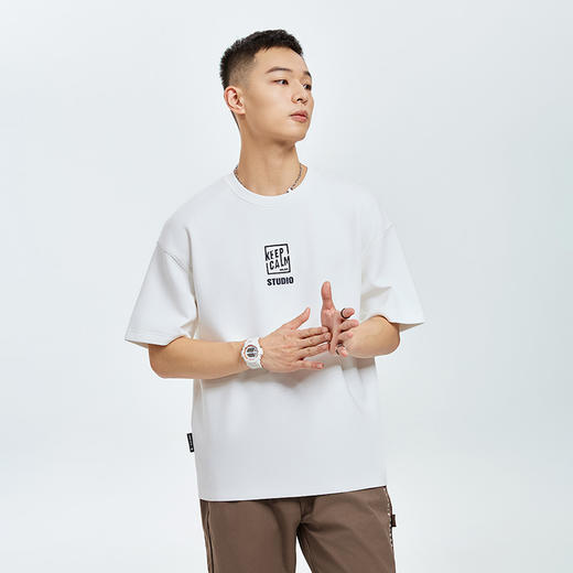 【新品上新】HX 春秋季圆领短袖T恤S102433144101/02 商品图4