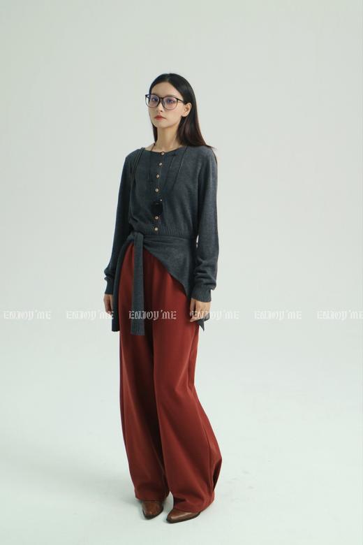 【门店同款】ENJOY秋季less is more简约通勤抖抖裤 159194222 商品图0