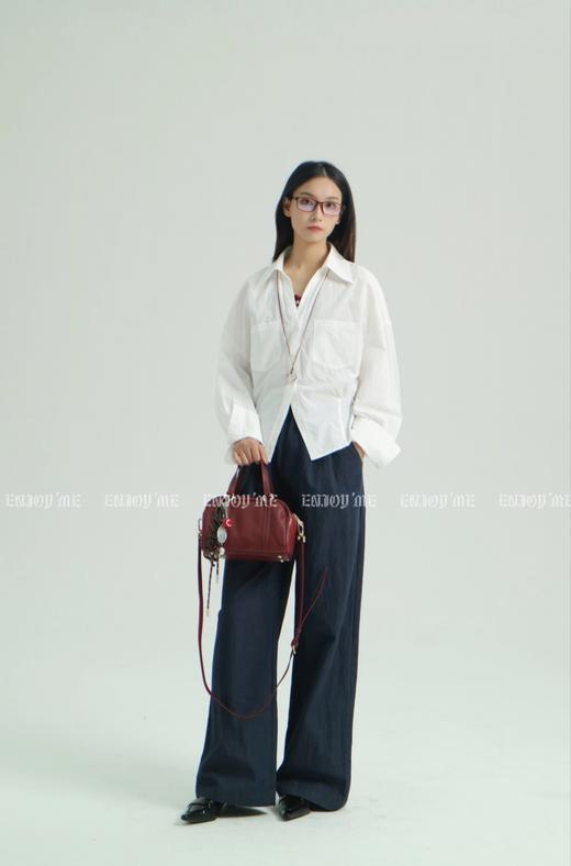 【门店同款】ENJOY秋季less is more韩系简约阔腿裤 159196922 商品图7