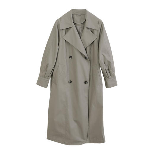 玳莎气质双排扣风衣女2024年秋季新款系带收腰显瘦气质通勤外套  EC38301 商品图4