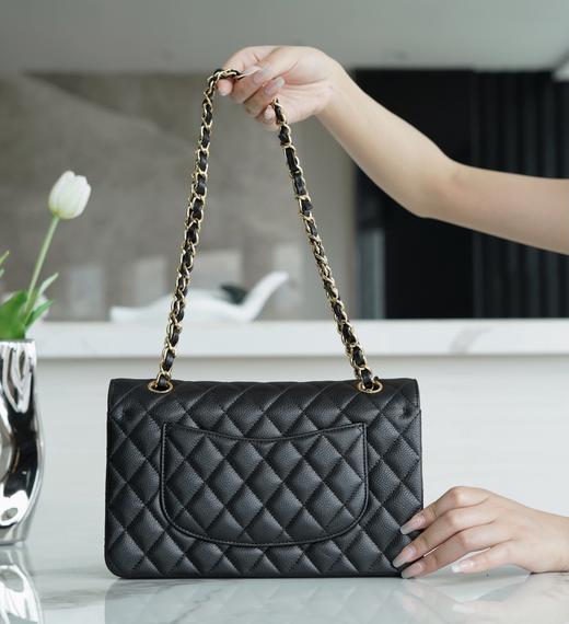 香奶奶  CF 荔枝纹 中号 黑色 商品图3