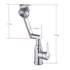 龙头/KP1-20/KP1-20Q/面盆混合/不锈钢/招财猫