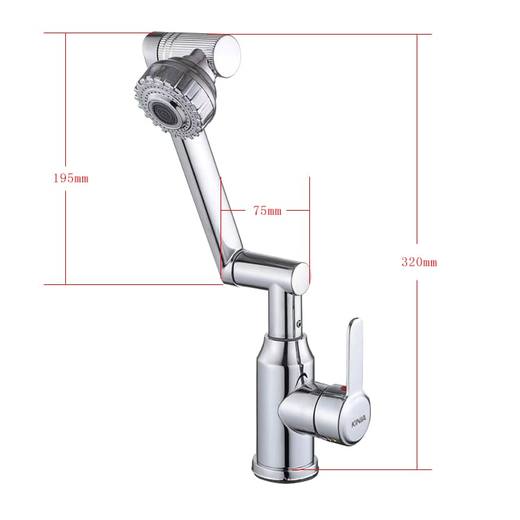 龙头/KP1-20/KP1-20Q/面盆混合/不锈钢/招财猫 商品图0