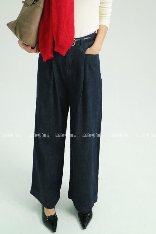 【门店同款】ENJOY秋季高腰阔腿直筒裤 159344551 商品图3