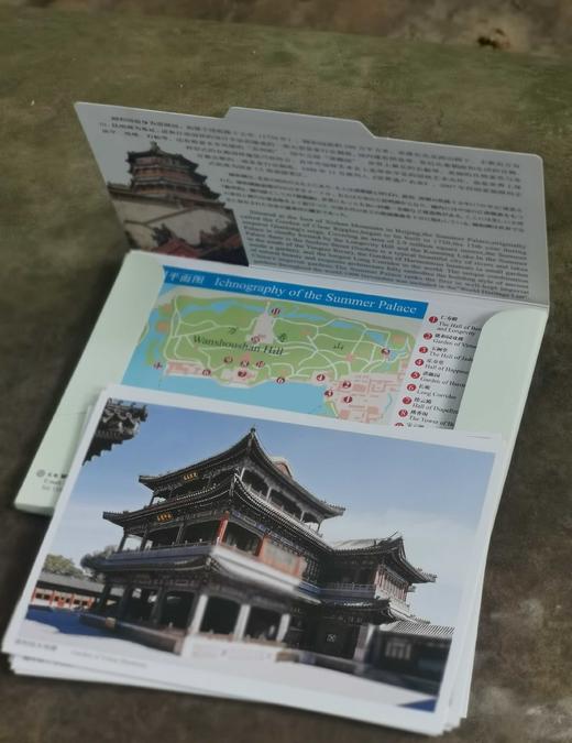 旧版明信片七种：

1、《颐和园》；2、《唐卡艺术绘画》；3、《末代皇朝旧影》；4、《长城》；5、《胡同魅力》；6、《长城古韵》；7、《明十三陵》，中国摄影出版社出版，版次不详，售价42元。 商品图11