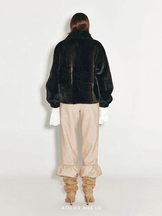 【绒绒雪猫】花苞下摆直筒羊毛灯芯绒长裤 商品图2