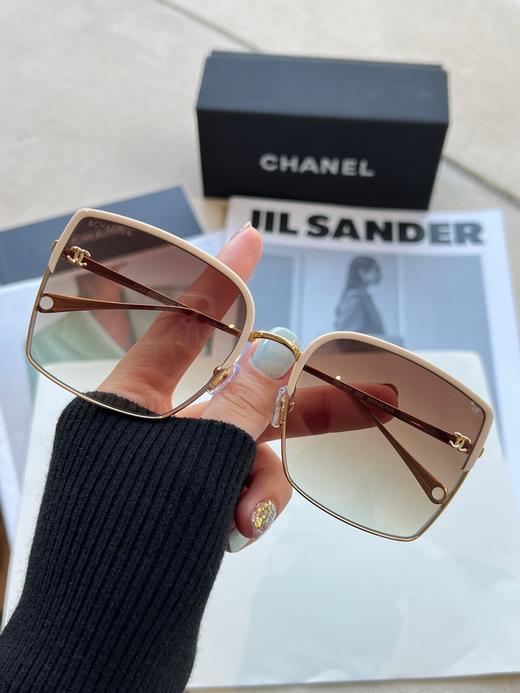 香家   墨镜 太阳眼镜 网红款 型号CH7327 小红书推荐大框墨镜尺寸：58口20-145 造型神器  上脸效果无敌 小脸小姐姐选它没错 商品图1