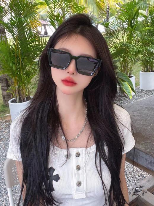 驴家  MODEL：Z1491 太阳眼镜 高端板材太阳眼镜SIZE：58口18-145男女士方形墨镜 商品图7