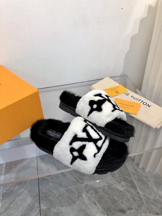 2021水貂毛拖鞋 四色 商品图6