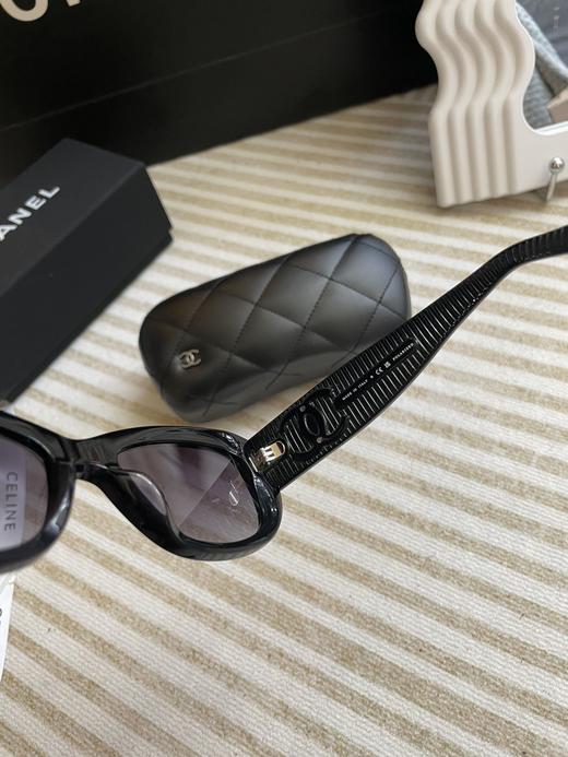 香家  墨镜太阳镜ch5493 香奶奶?  无滤镜实拍 超正的玳瑁色！ 质感绝 秋冬美拉德穿搭必备哟！ 商品图5