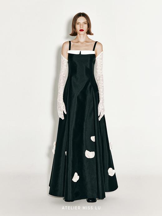 【灵动轻雪】绵羊毛肌理微透长手套 商品图0