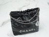 香奶奶Chanel 23S 22Mini bag 黑银 垃圾袋 商品缩略图6