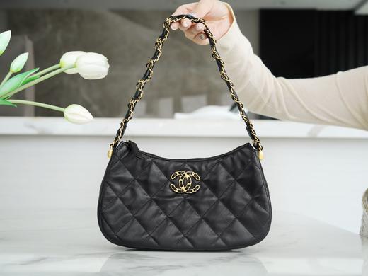 香奶奶23k 19hobo  大号黑色 正品皮 腋下 商品图1