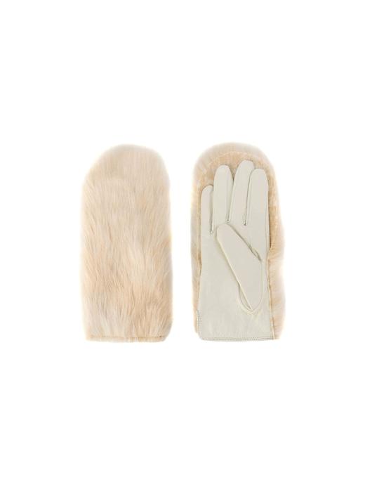 【雪豹冰影】仿皮草拼接设计造型手套 商品图4