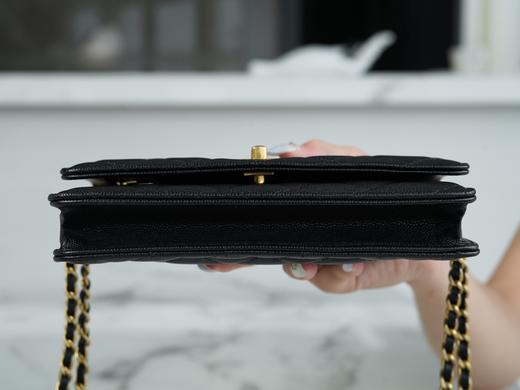 香奶奶Chanel 22A 高级手工坊金币WOC 正品皮 商品图6