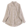 玳莎设计感条纹宽松衬衫女秋季新款百搭休闲慵懒风长袖上衣  EC31307 商品缩略图4