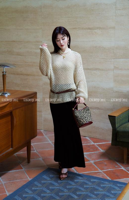 【门店同款】ENJOY秋季时光回廊垂感鱼尾长半裙 159392801 商品图0