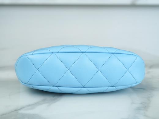 香奶奶  手工坊   腋下包  浅蓝 商品图3