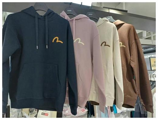 纯正货❗️韩国订单24秋季新款 福神四色后背涂鸦连帽卫衣 商品图0