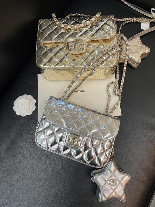 香奶奶 新款 亮面漆皮星星包  24C 商品图2