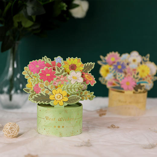 心选丨【教师节礼物】立体贺卡3d烫金摆件 ins风生日小礼物祝福感谢卡片 商品图1