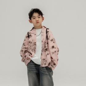 【儿童长袖轻薄衬衣】男童衬衫2024春款微透洋气开衫可做防晒