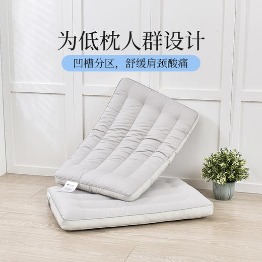 雅芳婷护颈枕低枕薄矮枕软枕家用睡觉睡眠专用家用单个装枕头枕芯 商品图0