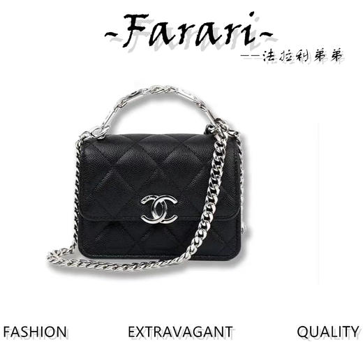 香奶奶  5色  5色小废包    珐琅手柄链条包 商品图4