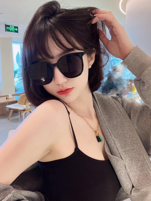 香家  太阳眼镜 网红款太阳镜 型号CH7623小红书推荐圆形墨镜尺寸：65口20-145 造型神器  上脸效果无敌 商品图8