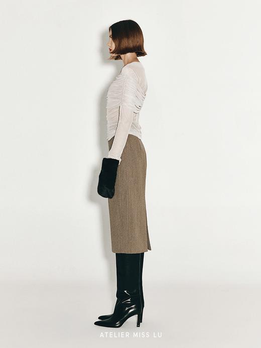 【阿尔忒弥斯】仿皮草拼接设计造型手套 商品图1