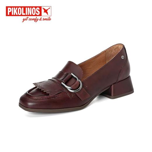 【Pikolinos】 B3F |  派高雁秋季擦色牛皮中口圆头套脚方跟乐福鞋PL243709 商品图2