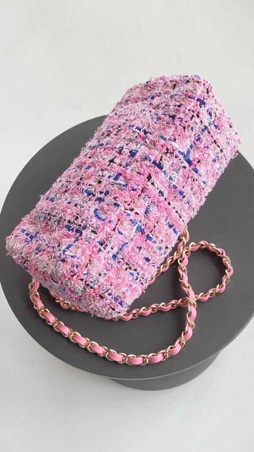 香奶奶  粉藍wteed毛呢 mini cf 商品图2