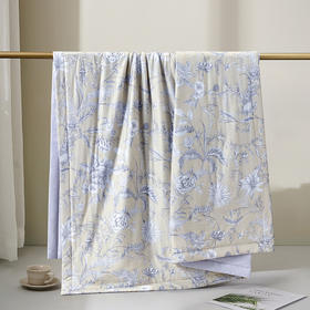 水星家纺寻意繁花全面抗菌夏被200*230cm【分仓直发，72小时发货，周末节假日不发货】