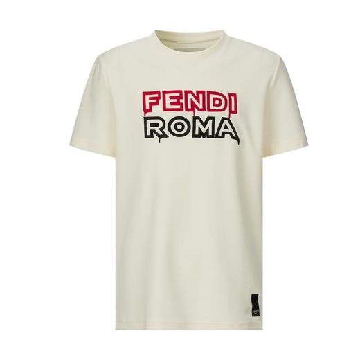 FD ROMA刺绣短袖（米白） 商品图0