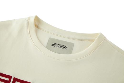 FD ROMA刺绣短袖（米白） 商品图2