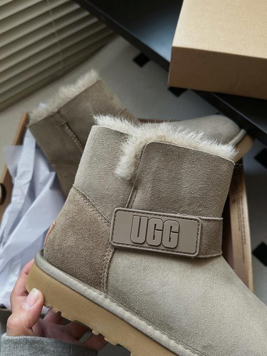 2022秋冬新款皮毛一体胶片雪地靴 商品图3